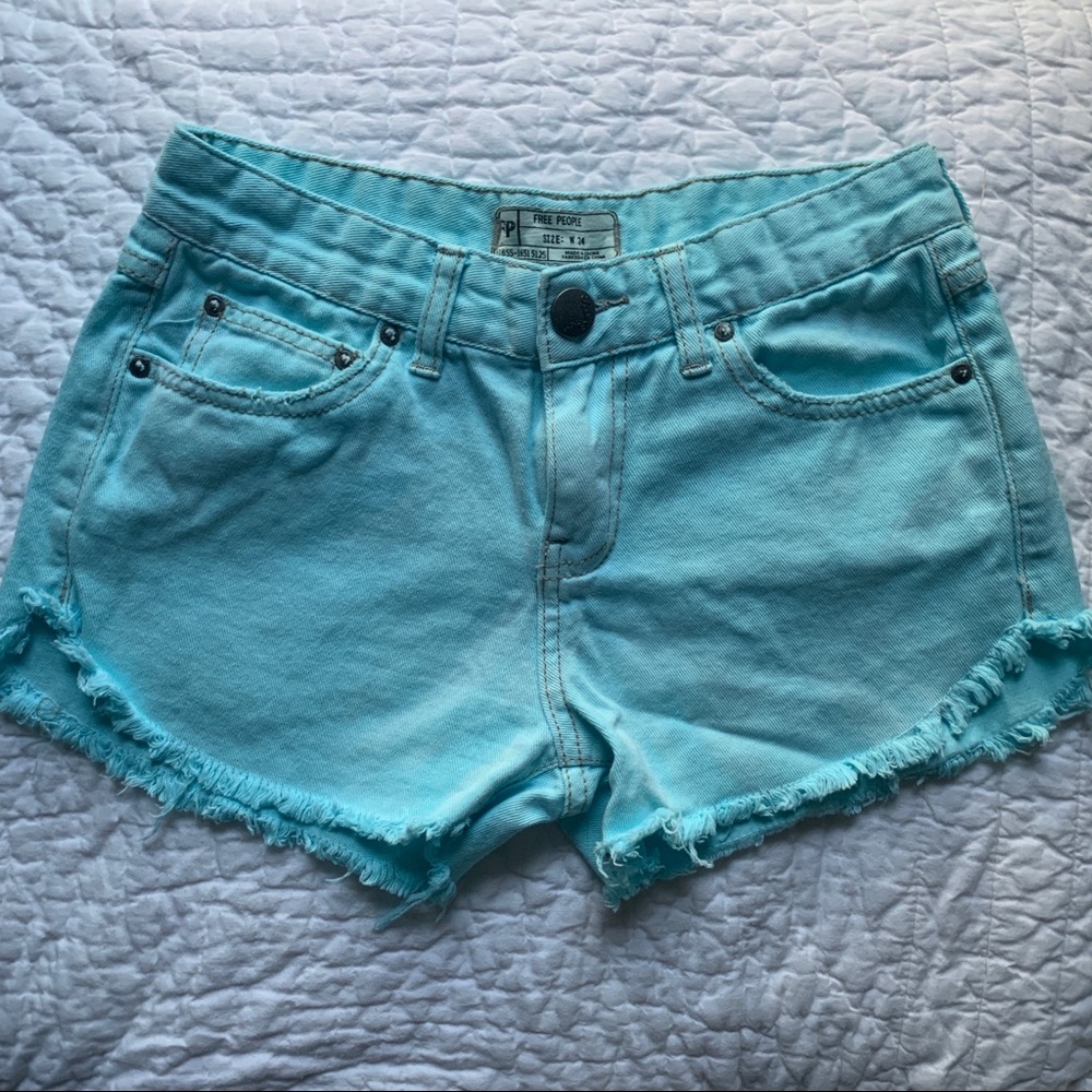Aqua Free People Denim Shorts 24